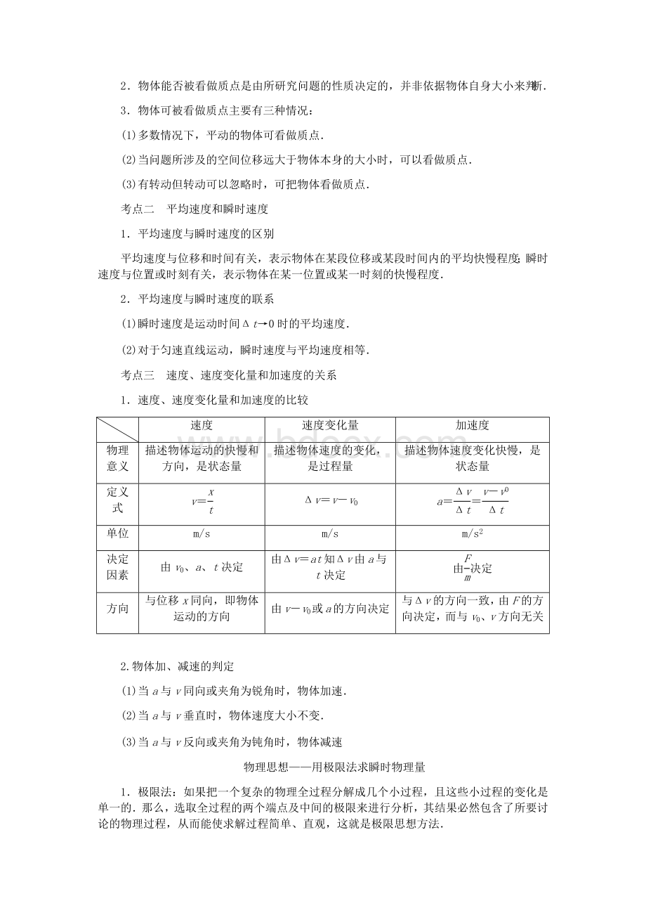 高中物理知识点清单(非常详细)Word格式.docx_第2页