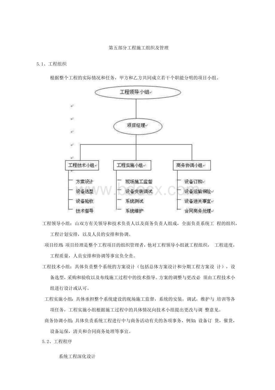 工程施工组织及售后服务方案文档格式.docx_第1页