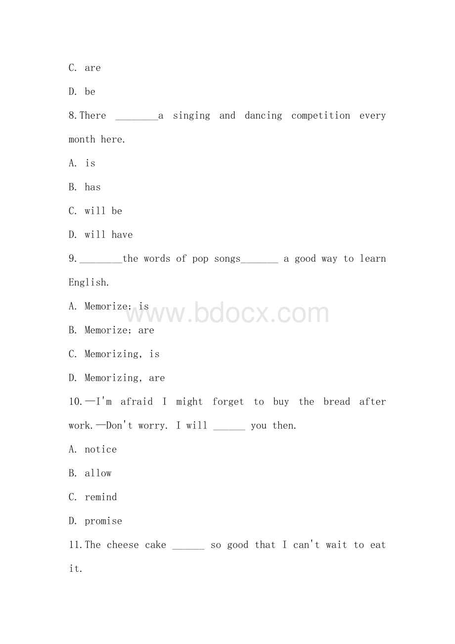 部编2021年中考英语专题复习系动词动词辨析真题Word下载.docx_第3页