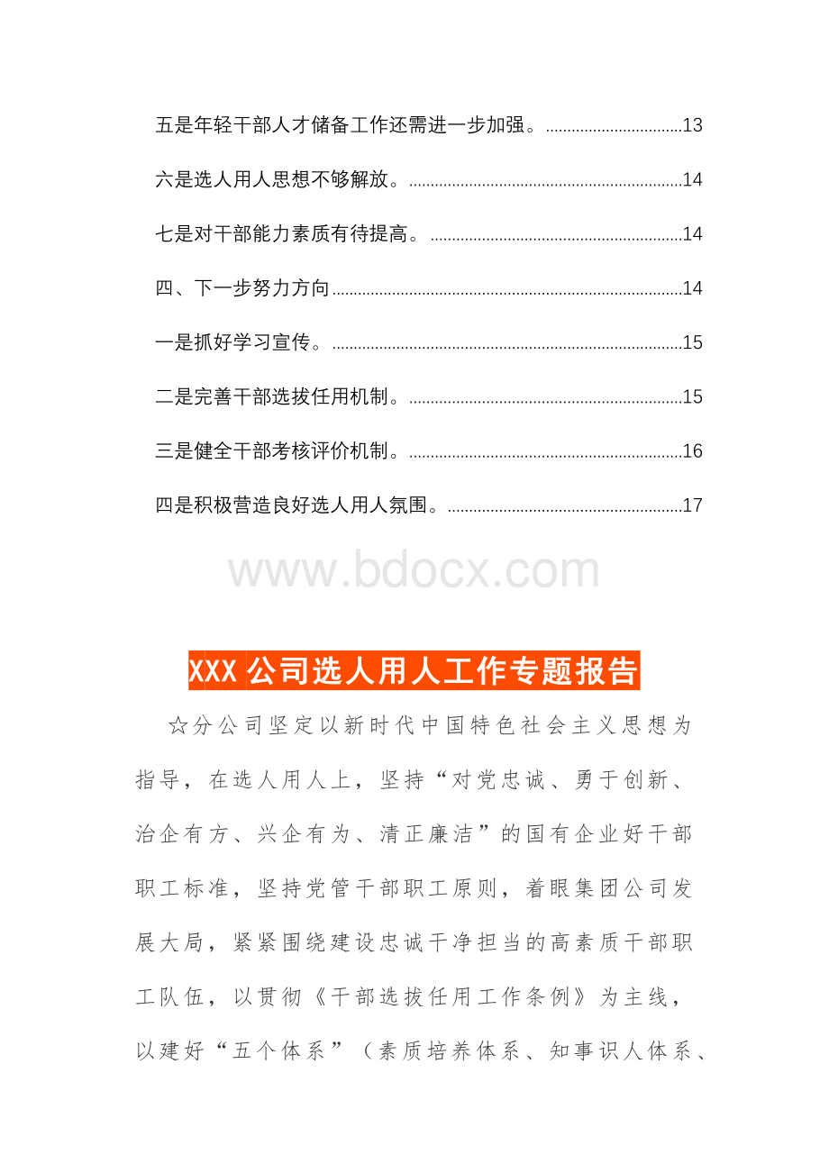 2020年企业选人用人工作总结报告.docx_第3页