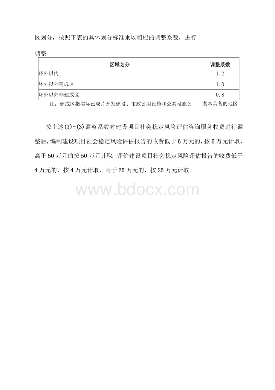 社会稳定风险分析评估报告收费标准Word文档格式.docx_第3页