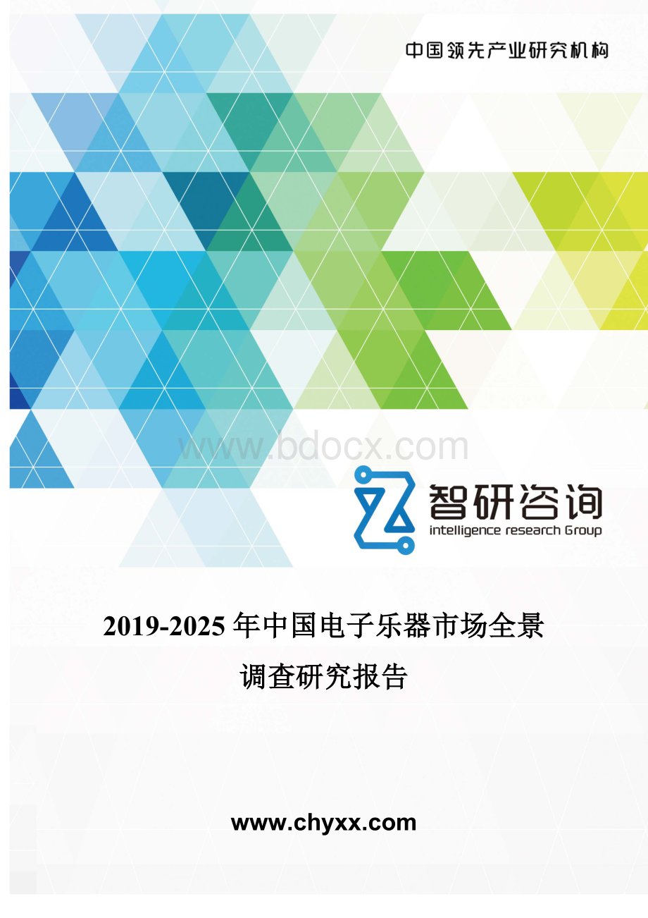 2019-2025年中国电子乐器市场全景调查研究报告.doc