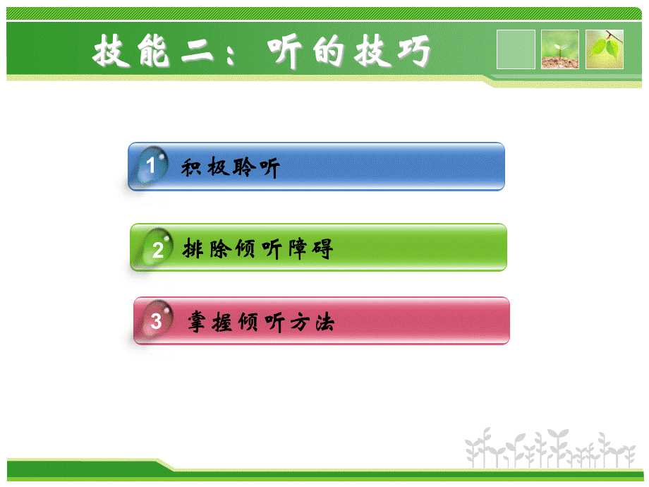 沟通技巧—听的技巧优质PPT.ppt_第1页