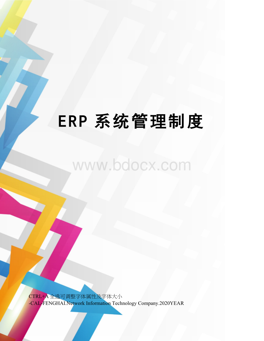 ERP系统管理制度Word文档下载推荐.docx