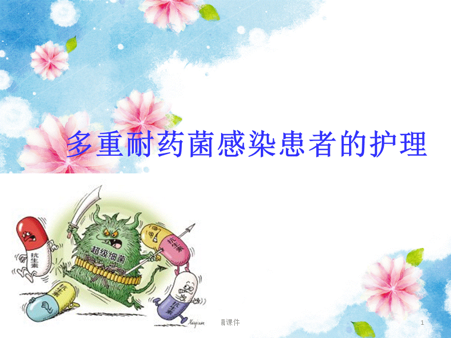 多重耐药菌感染的护理.ppt