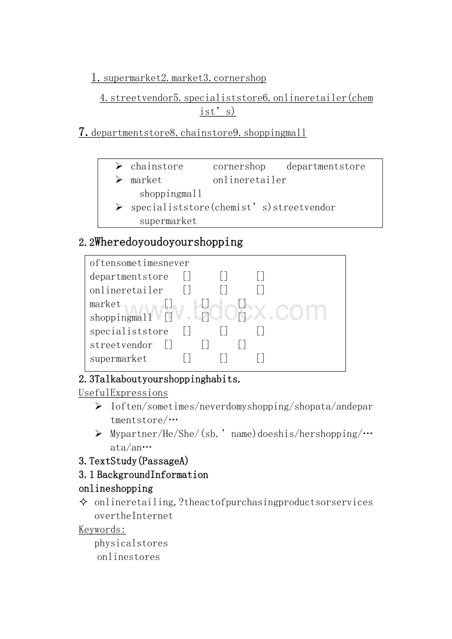 高职国际英语book1Unit3Word下载.doc_第2页