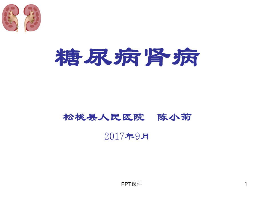 糖尿病肾病的护理--ppt课件.ppt