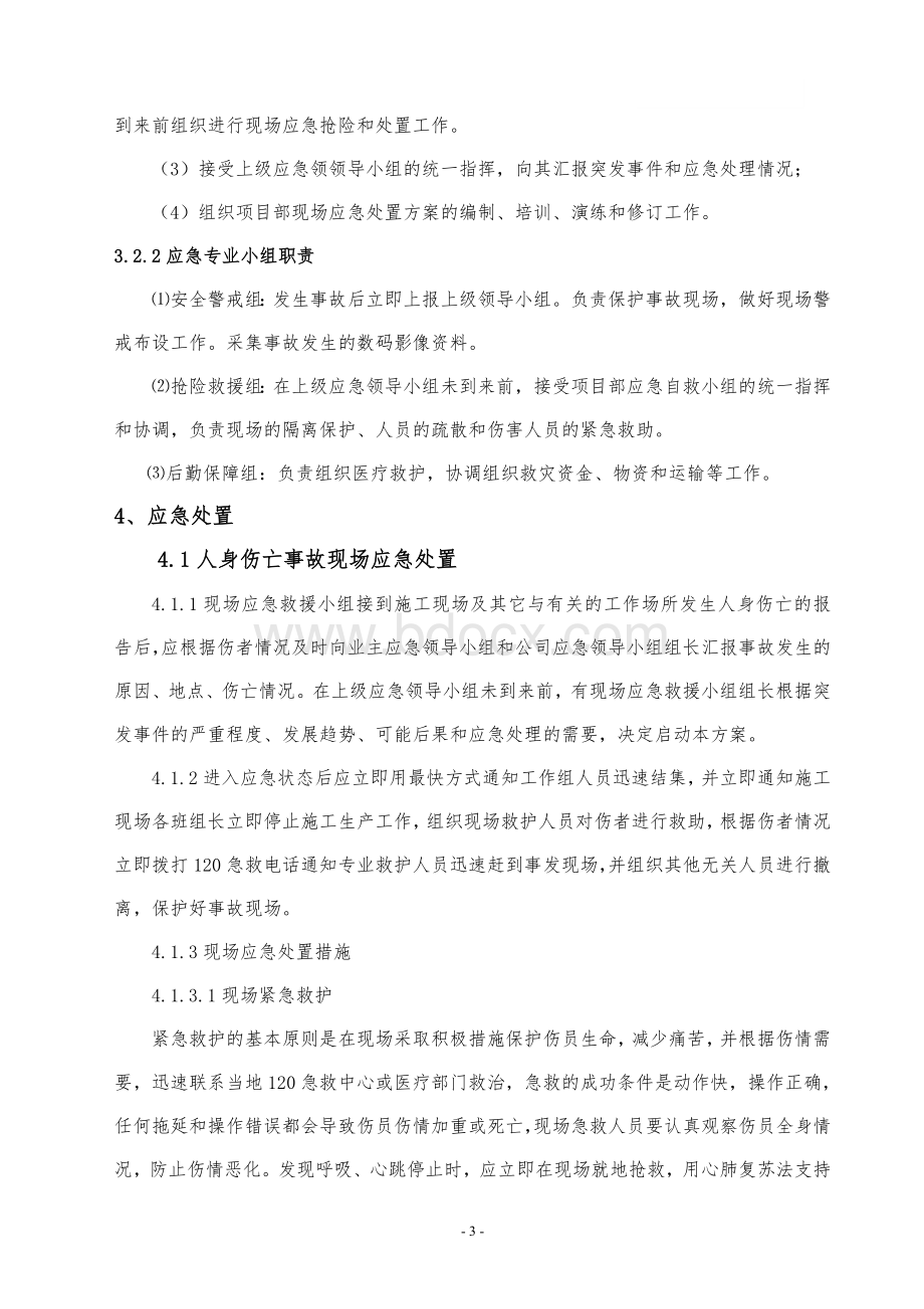 现场应急处置方案(通用版)文档格式.doc_第3页