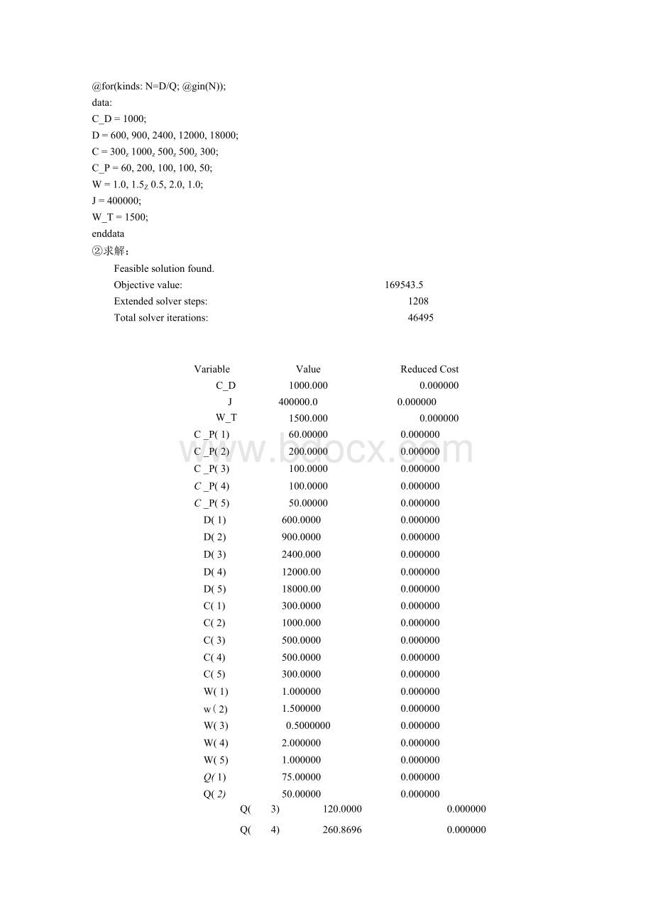 实验8_存储论问题的编程实现Word文档格式.docx_第2页