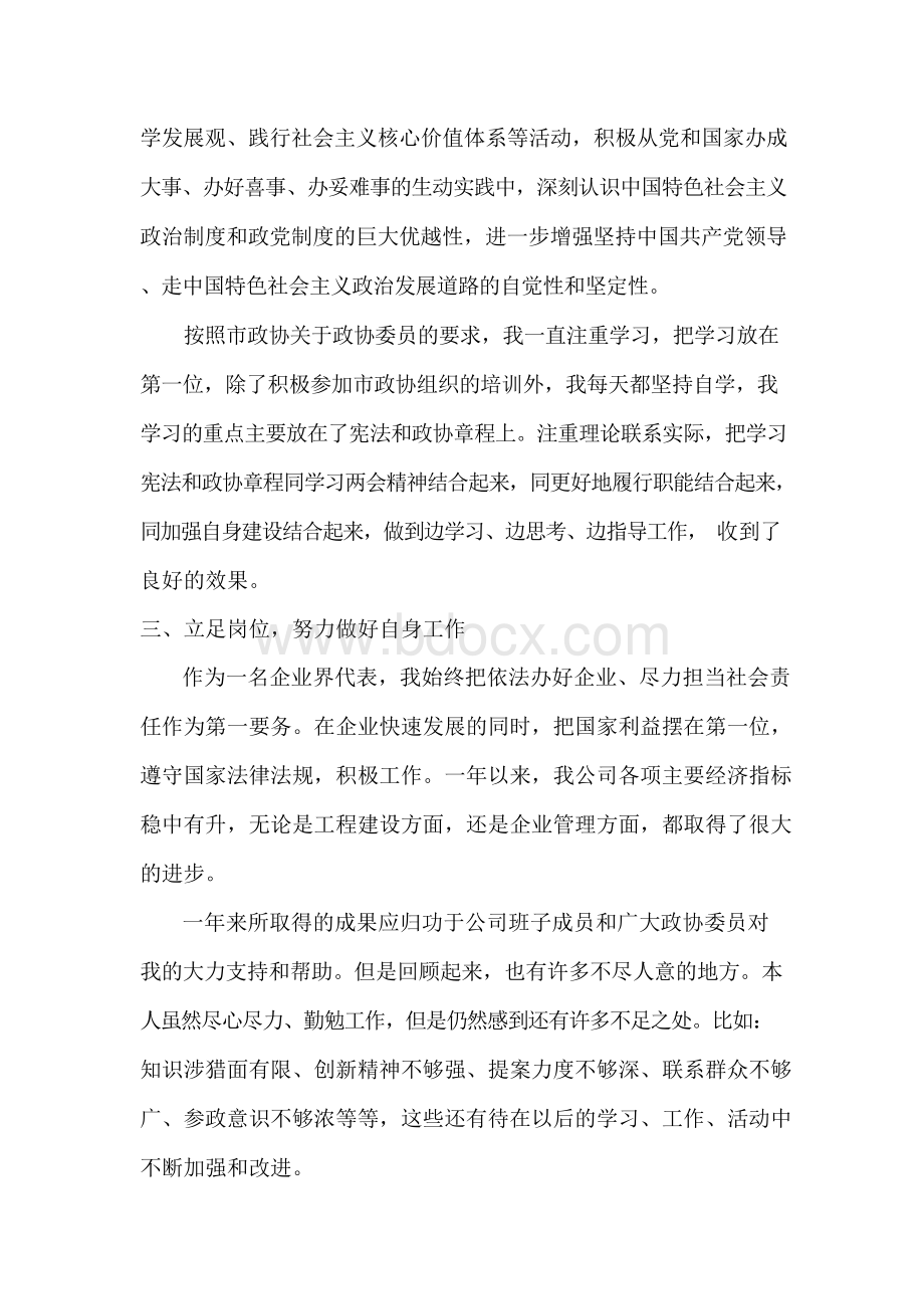 政协个人工作总结Word格式文档下载.docx_第2页