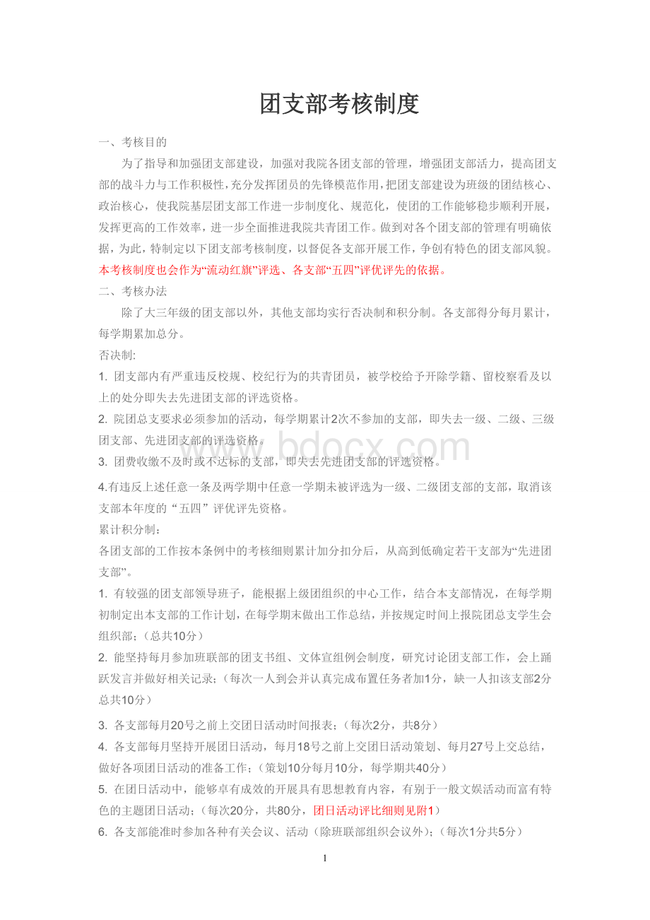 团支部考核制度Word文档下载推荐.doc