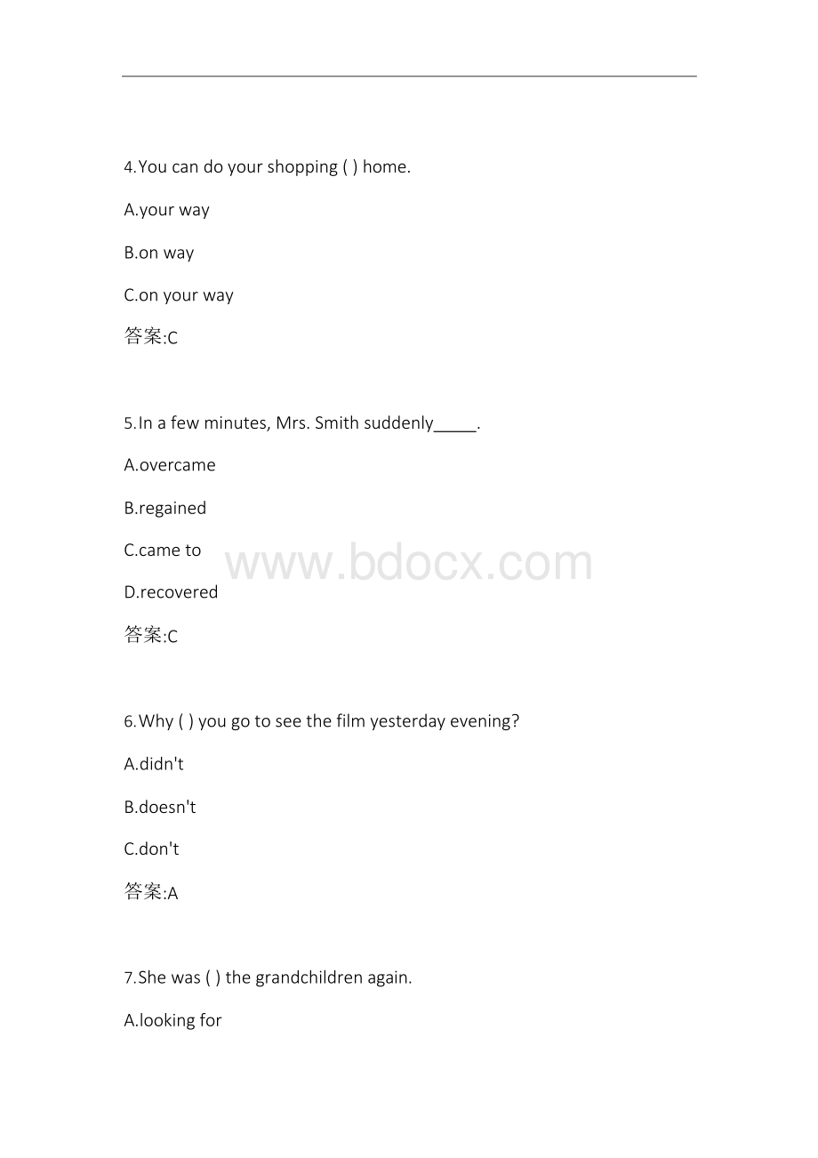 南开20秋学期《大学英语(二)》在线作业参考答案Word文档格式.docx_第2页