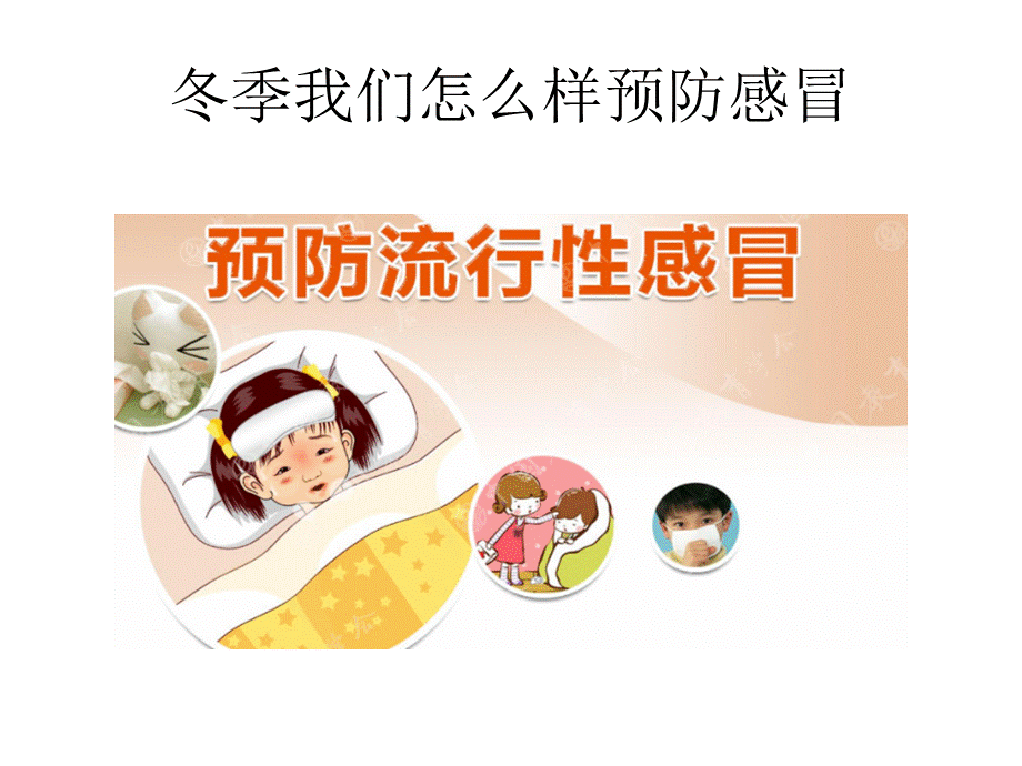 小学生怎么样预防感冒ppt课件.pptx