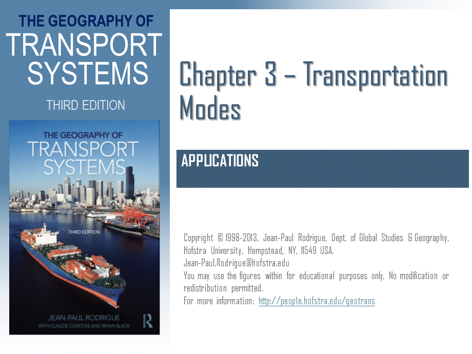 thegeographyoftransport-systems教学课件tgchapter3_applica.pptx_第1页