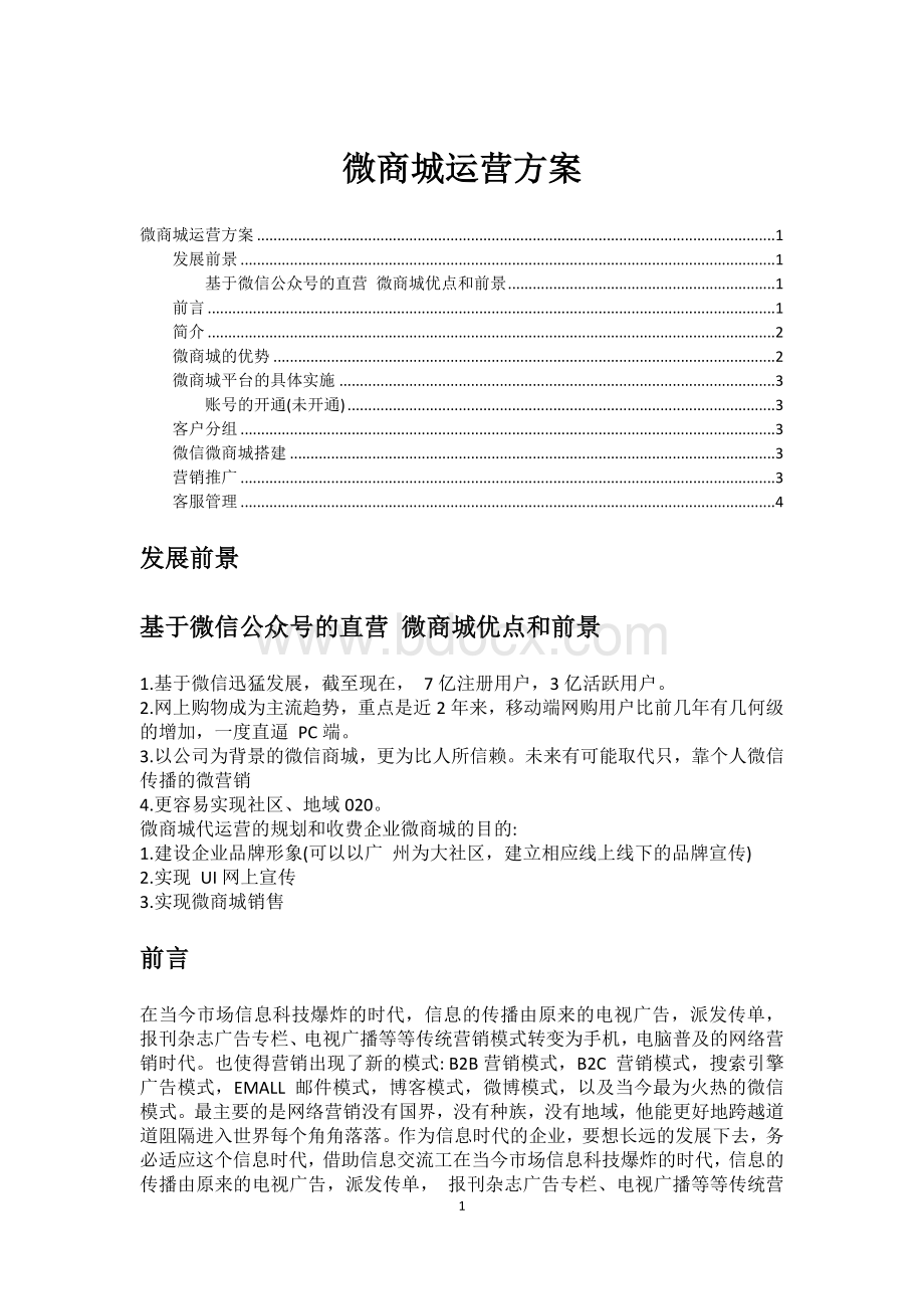 微商城运营策划方案.docx_第1页