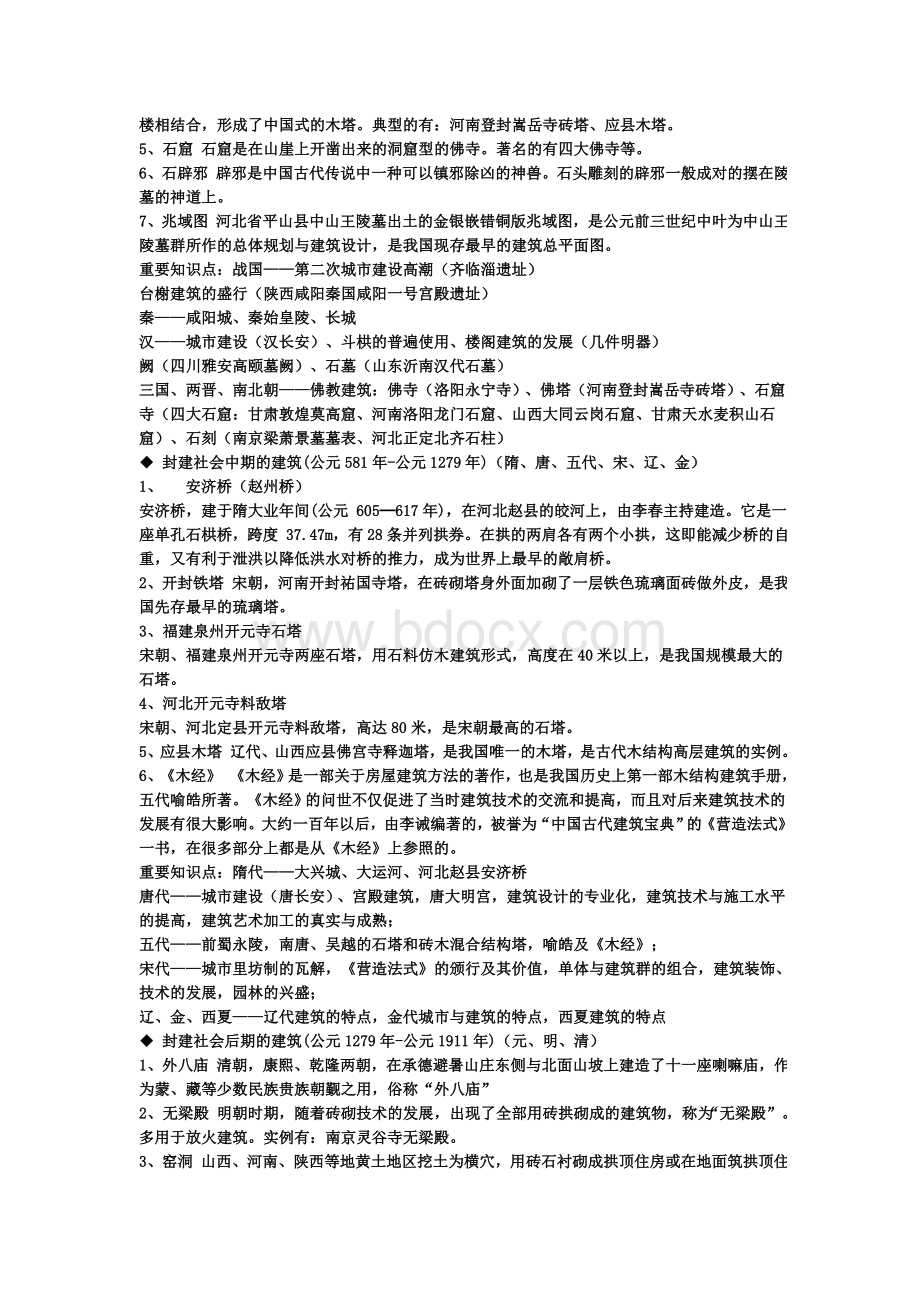 中外建筑史复习资料(完善)Word文档格式.doc_第3页