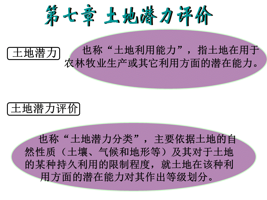 第七章-土地潜力评价PPT课件下载推荐.ppt