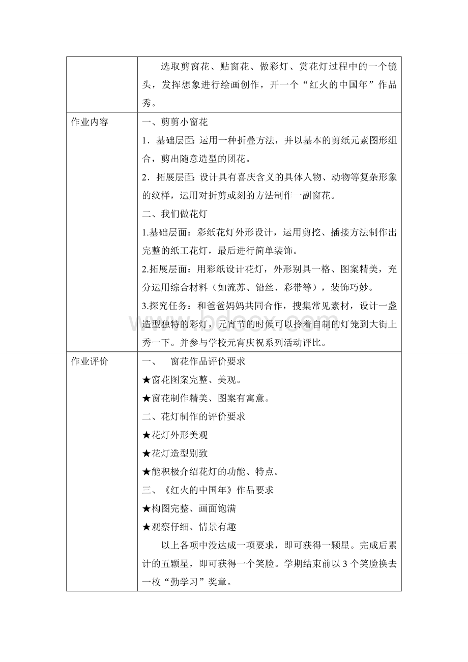 美术学科长作业设计单Word文档下载推荐.doc_第2页