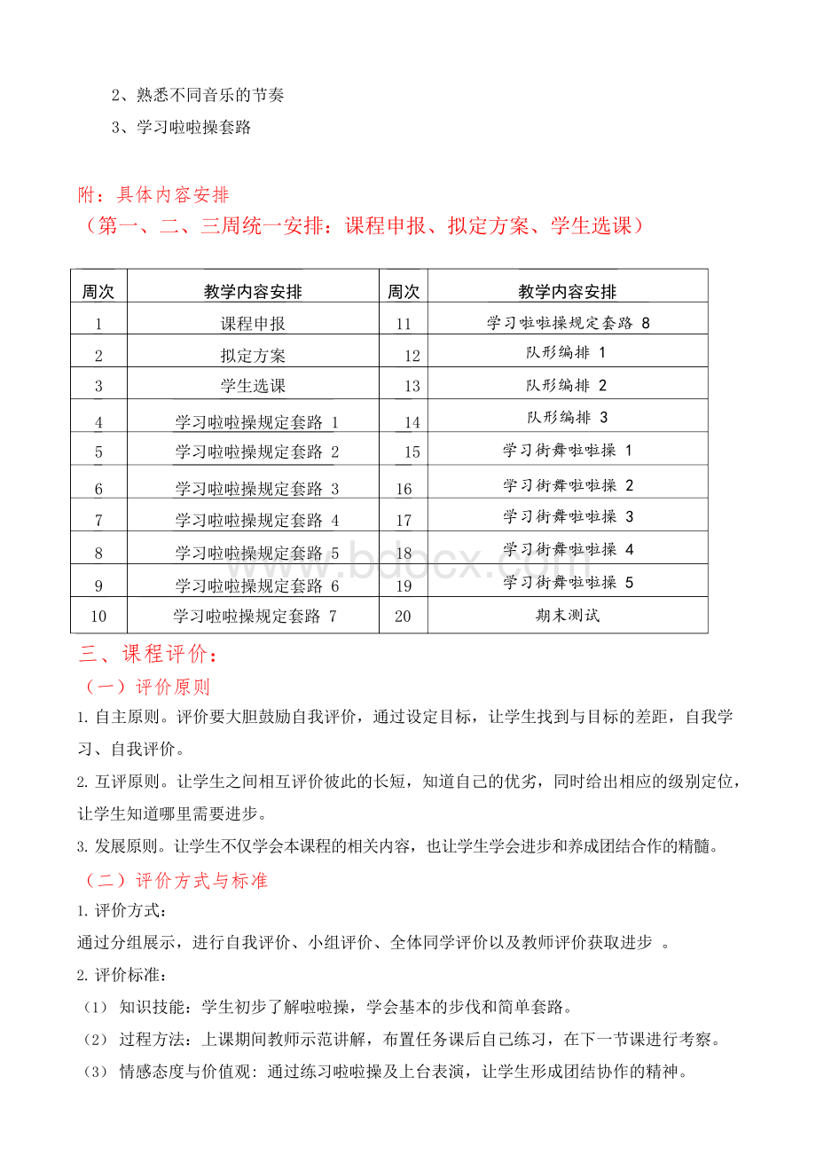 动感啦啦操校本课程开发与实施方案.docx_第2页