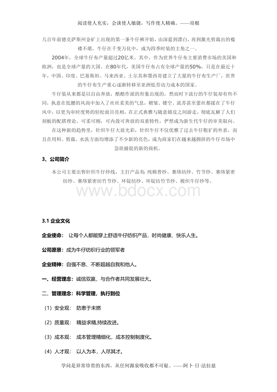 纺织企业策划书文档格式.doc_第2页