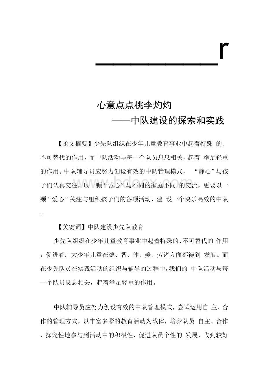 [论文]中队建设的探索和实践.docx_第2页