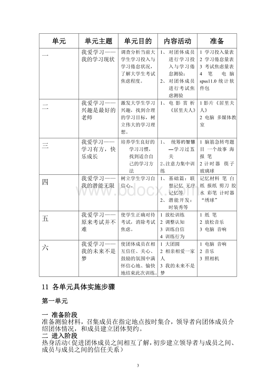 大学生学习心理团体辅导方案.doc_第3页