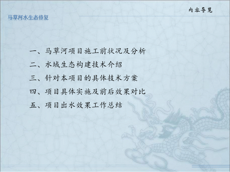 黑臭河道水生态修复案例马草河培训课件PPT资料.pptx_第2页