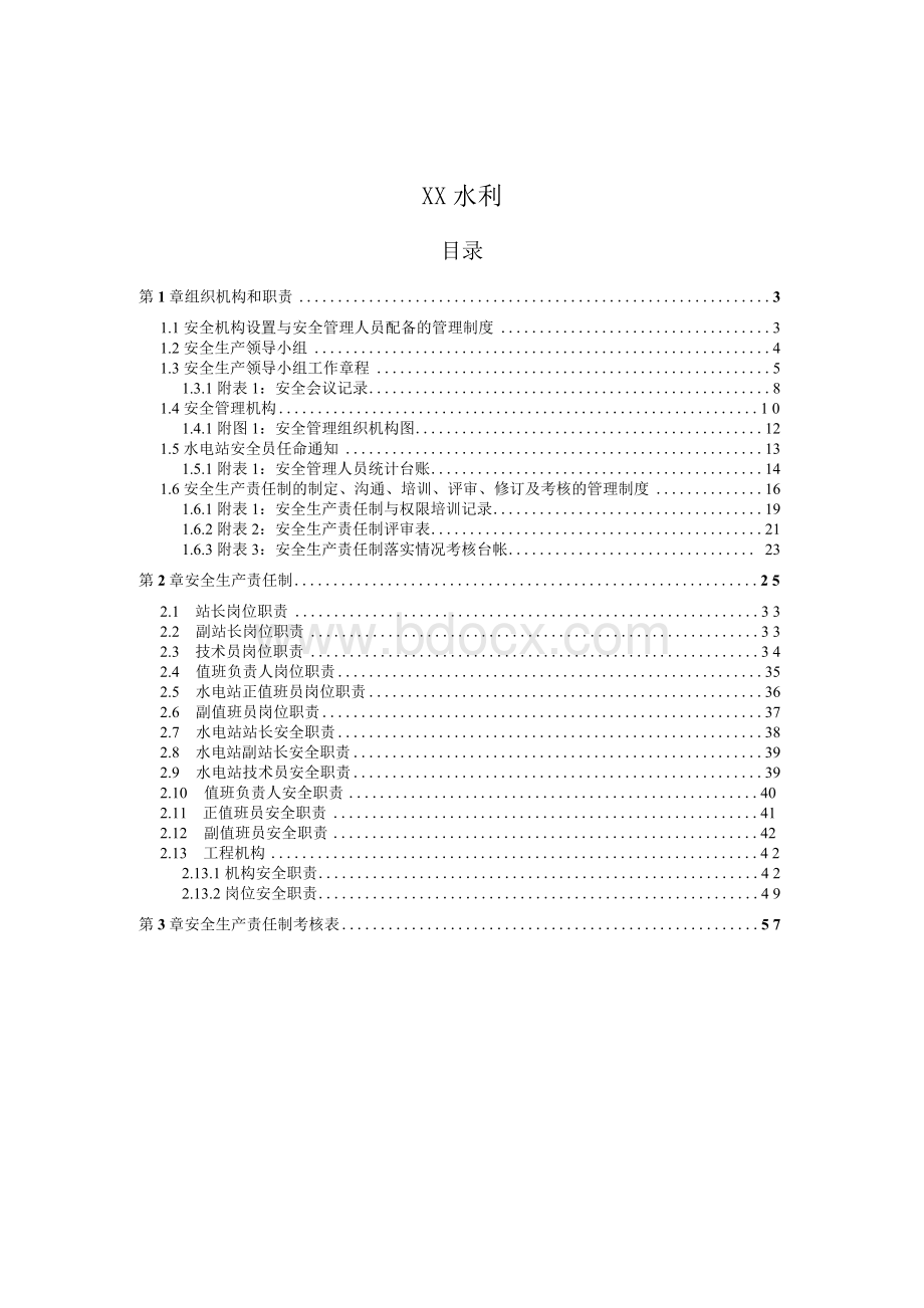 水利工程（水电站）全套安全生产责任制.docx_第2页