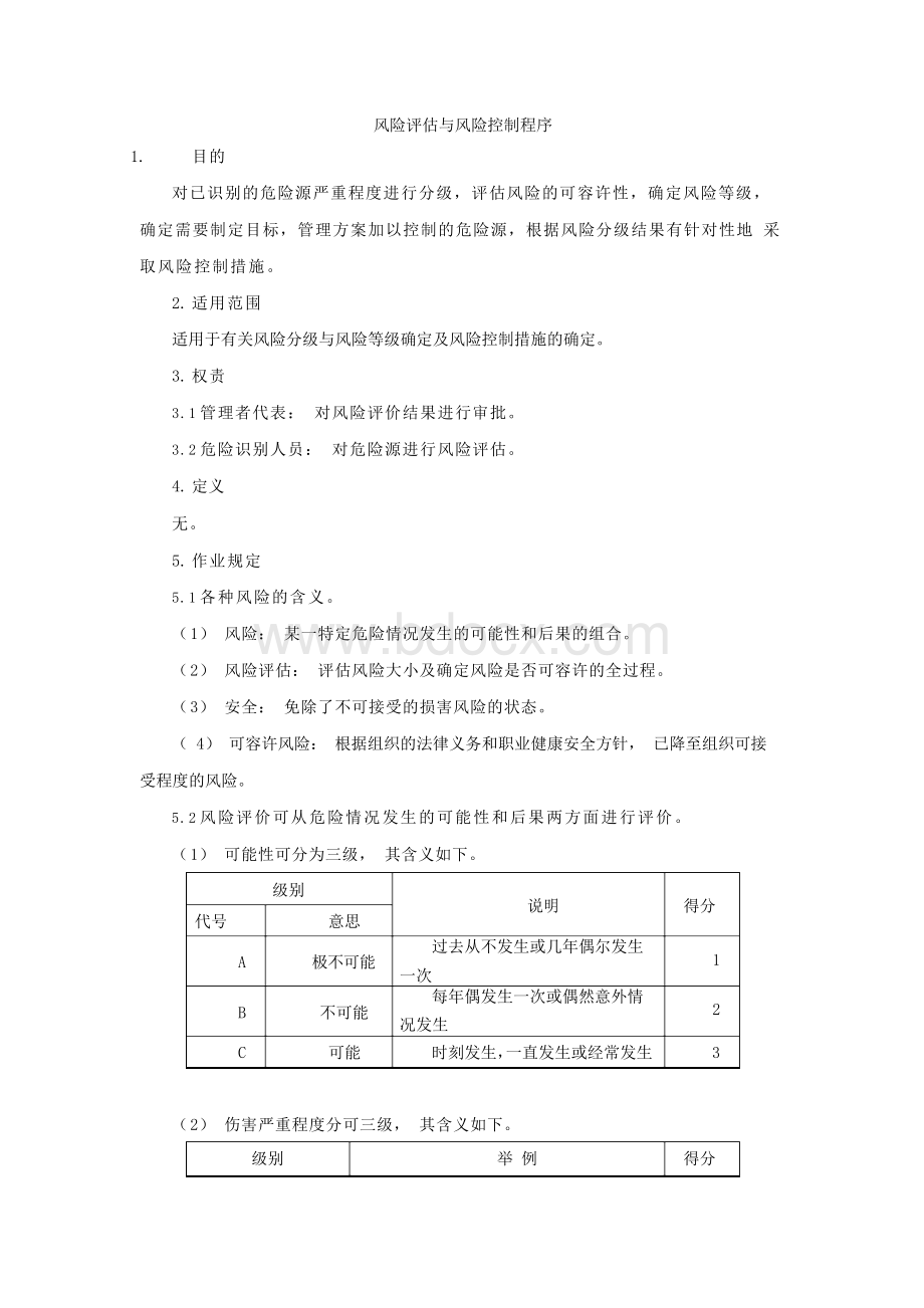 风险评估与风险控制程序.docx_第1页