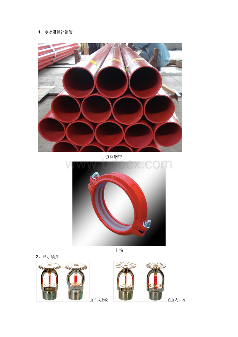 消防材料名词与解释、图片、用途.doc