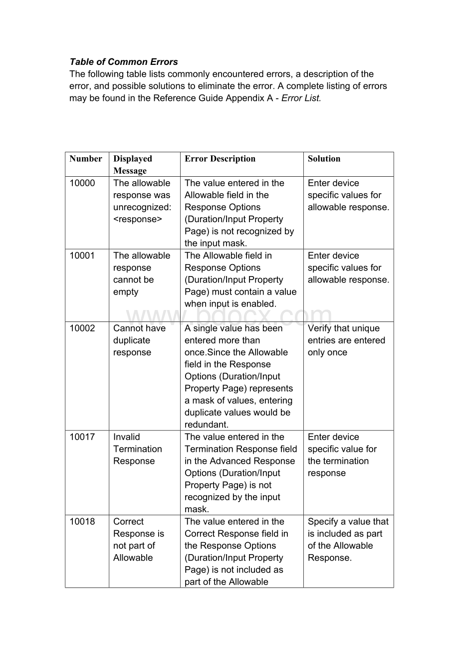 E-Prime常见错误代码表.doc