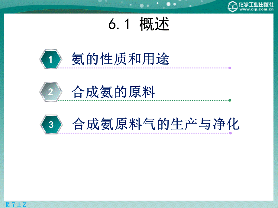 化学工艺第二版课件教学课件ppt作者田铁牛主编6合成氨PPT文件格式下载.pptx_第3页