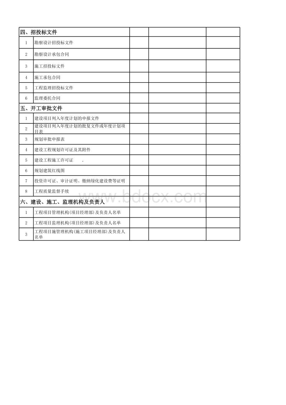 建筑工程竣工资料移交清单(一般情况-较全面).xls_第2页