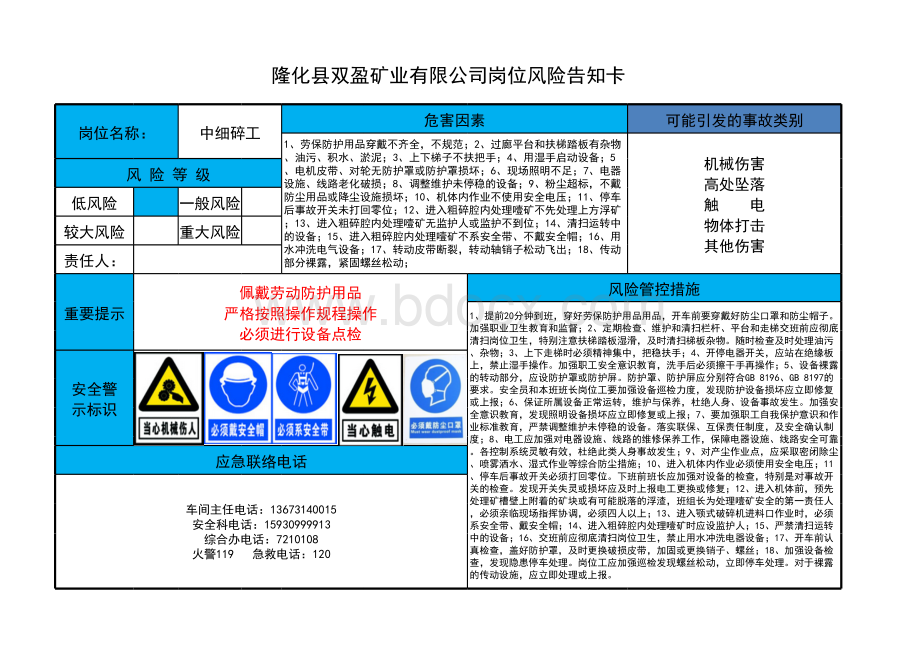 岗位风险告知卡表格推荐下载.xlsx_第2页