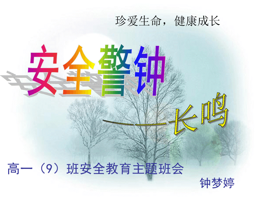 安全教育主题班会.pptx_第1页