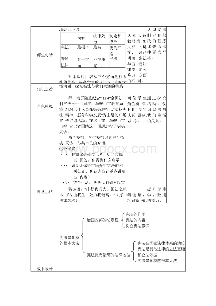 宪法是国家的根本大法 教案.docx_第3页