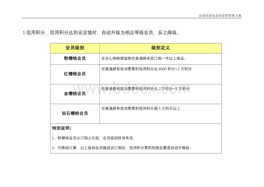 会员等级制度及权益制度Word格式.doc_第2页