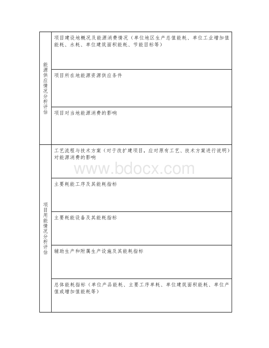 节能评估报告表登记表范本(空白)Word下载.doc_第3页