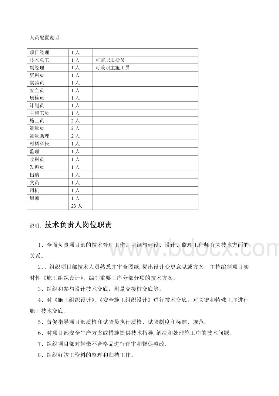 项目部组织架构图Word文档格式.doc_第2页