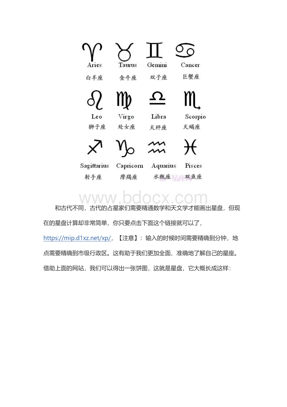 简明易懂的看星盘教程.docx_第2页