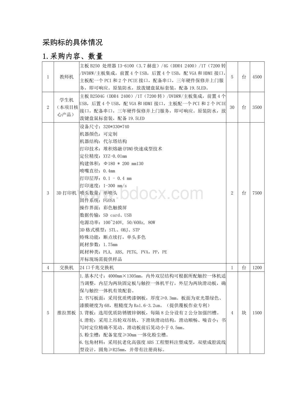 采购标的具体情况.doc