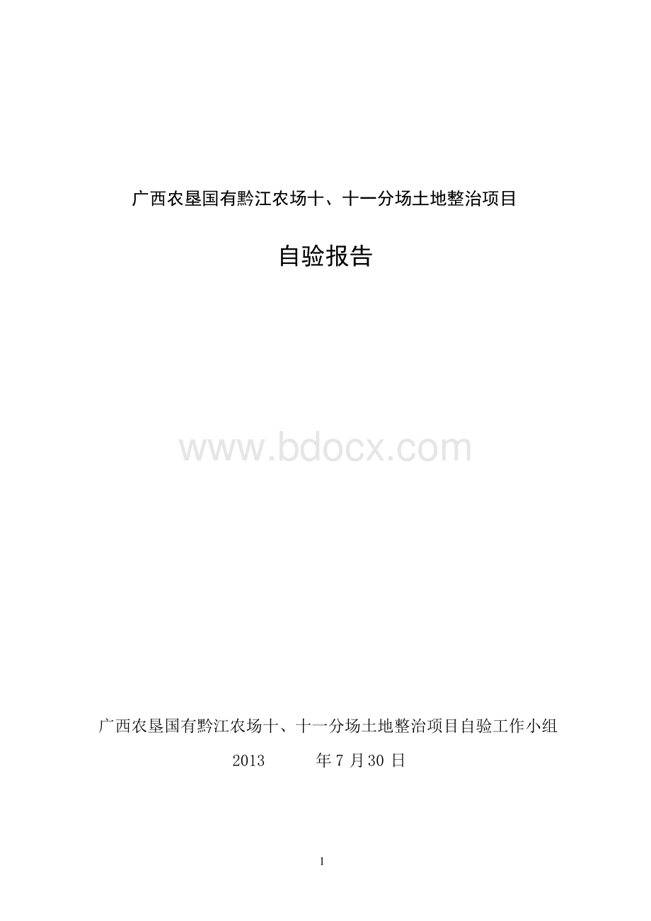 土整项目自验报告Word下载.docx