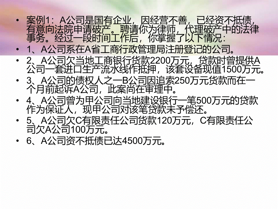 破产法案例分析PPT推荐.ppt_第2页