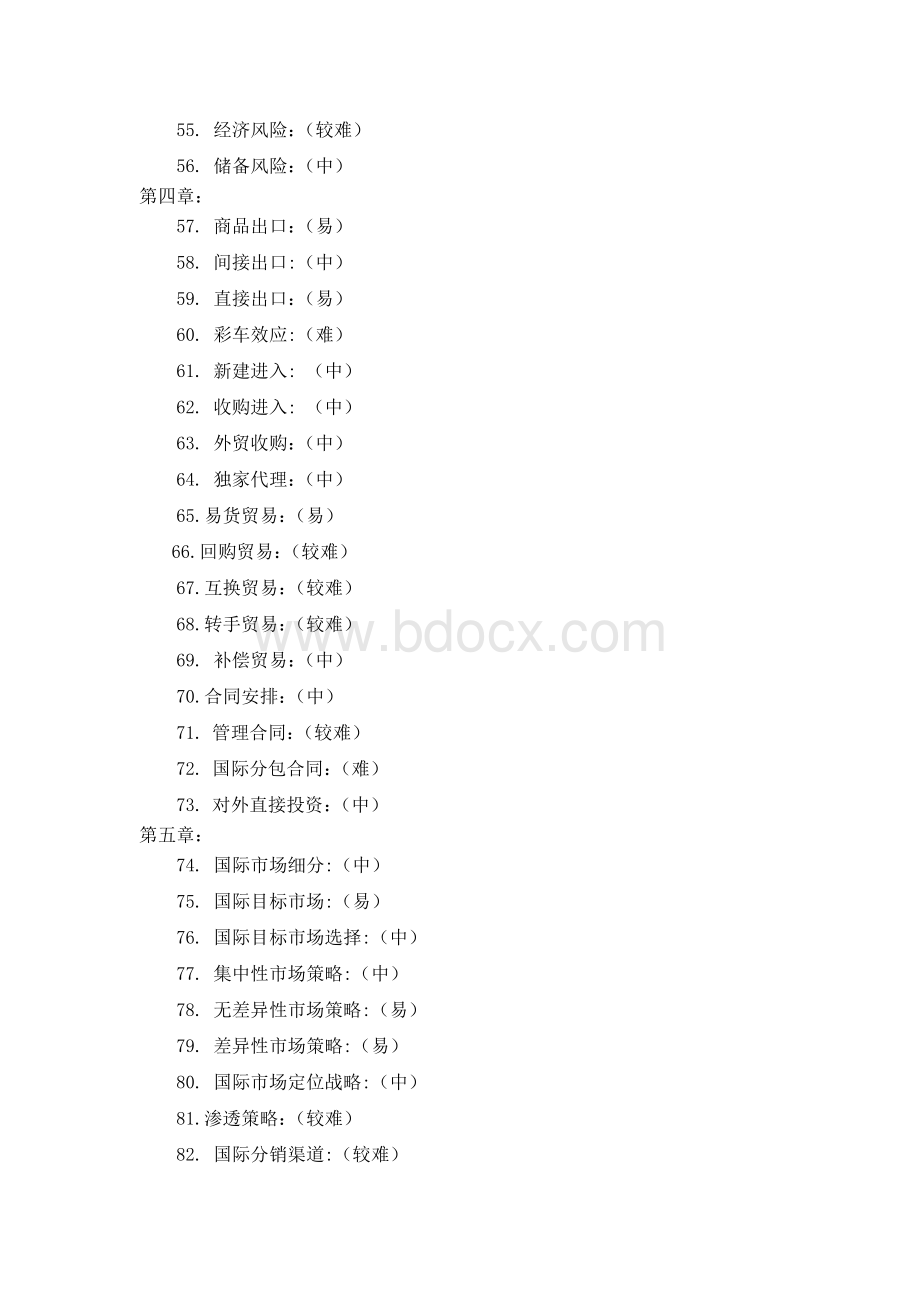 《国际商务管理》课程习题库Word文档格式.doc_第3页