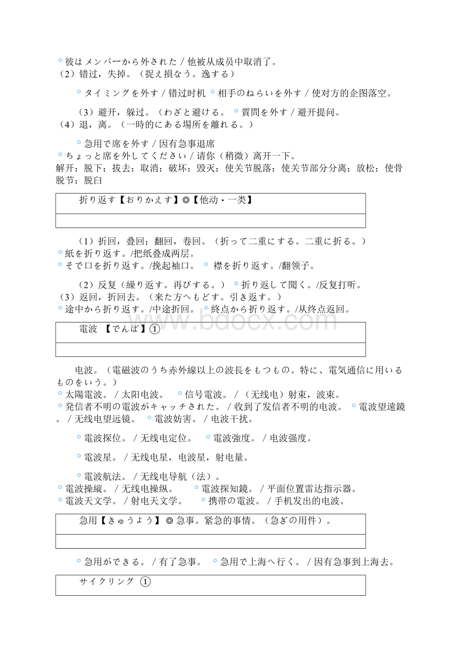 标准日本语中级下册22课单词讲解.docx_第2页