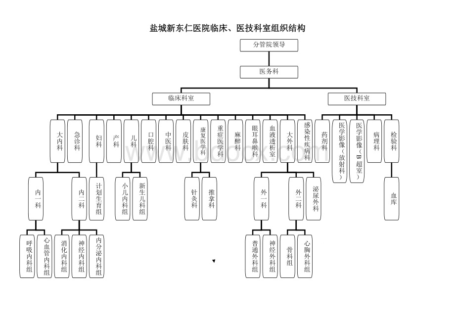 医院组织结构图Word格式.doc_第2页