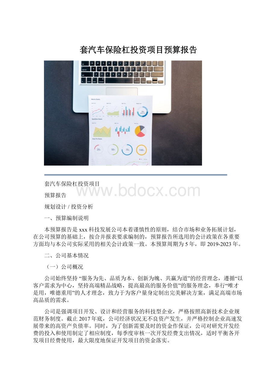 套汽车保险杠投资项目预算报告Word文档格式.docx_第1页