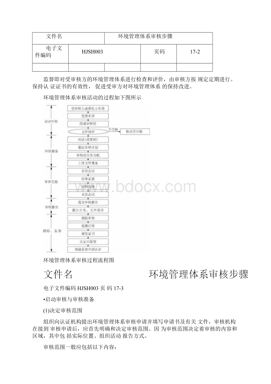 环境管理体系审核步骤Word文档格式.docx_第2页