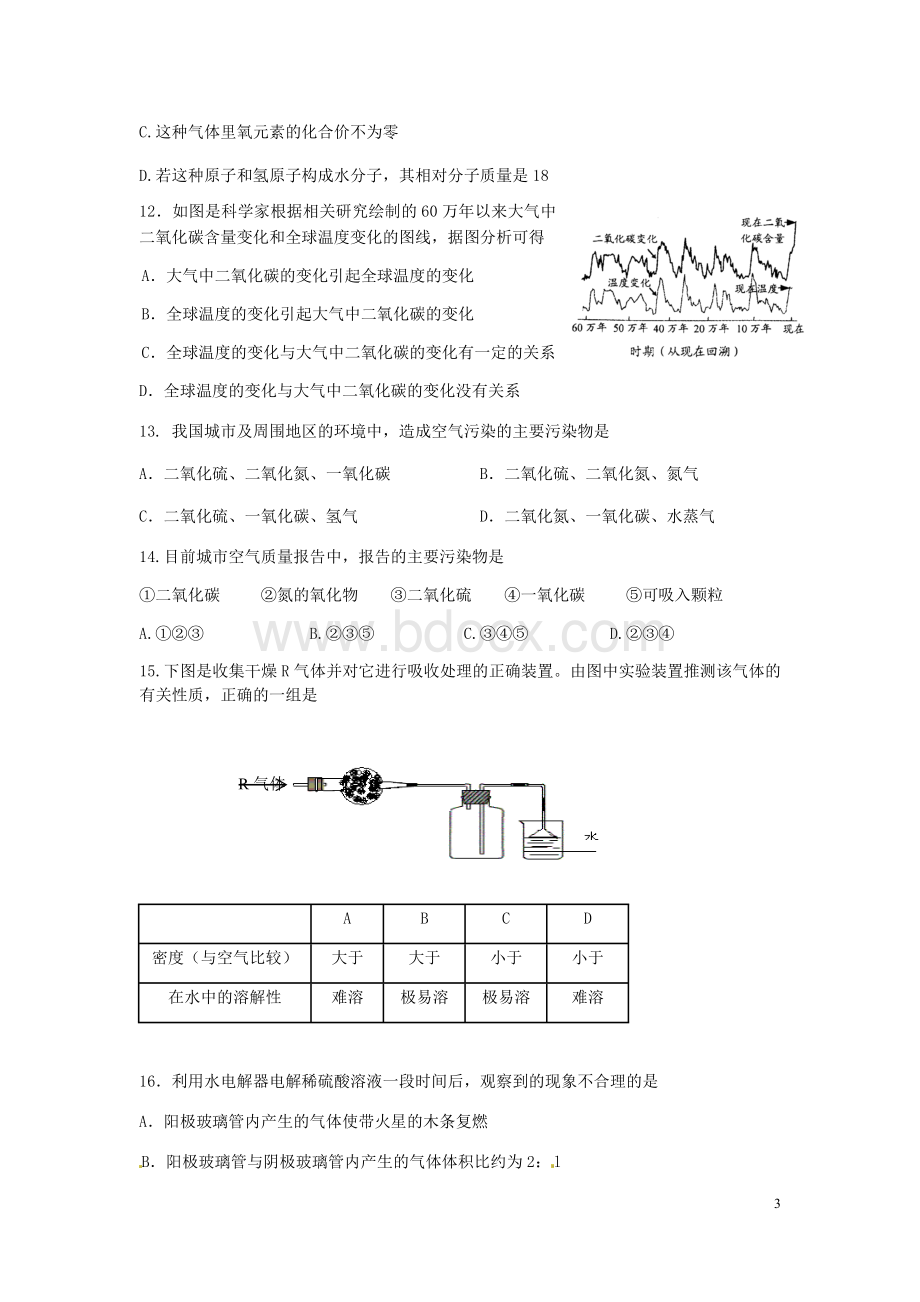 九年级上册化学经典易错题Word下载.docx_第3页