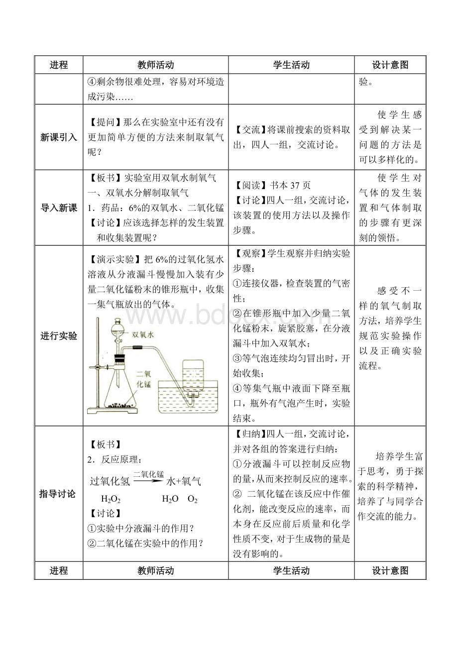 实验室用双氧水制取氧气教学流程.docx_第3页